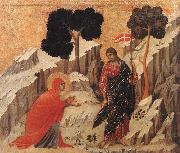 Duccio di Buoninsegna Appearence to Mary Magdalene Spain oil painting artist